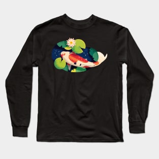 Koi Fish Pond Long Sleeve T-Shirt